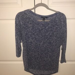 Navy blue quarter sleeve